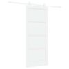 vidaXL Slankios durys 86 x 198,5 cm Apdirbta mediena Balta