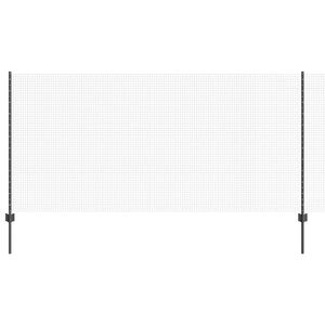 vidaXL Suvirintas vielos tvora su stulpeliais 10 x 1,2 m Pilka
