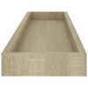 vidaXL Loggia Sieninės lentynos, 2vnt., ąžuolo spalvos, 80x15x4cm, MDF