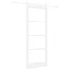 vidaXL Slankios durys ORKDAL Balta 83 x 211 cm