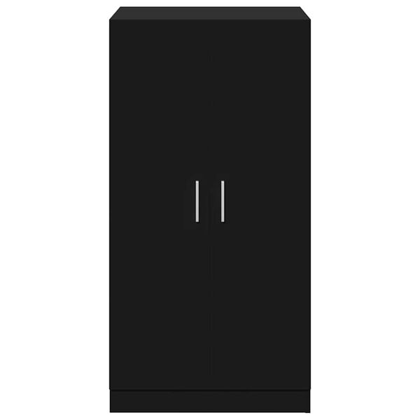 vidaXL Spintelė batams, juodos spalvos, 55x35x108cm, apdirbta mediena