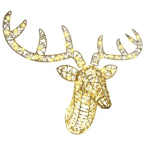 vidaXL Elnių tempimo roges &Scaron;ilta balta 68 x 36.5 x 62.5 cm PET