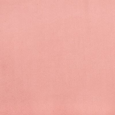 vidaXL Spyruoklinis čiužinys, rožinės spalvos, 90x200x20cm, aksomas