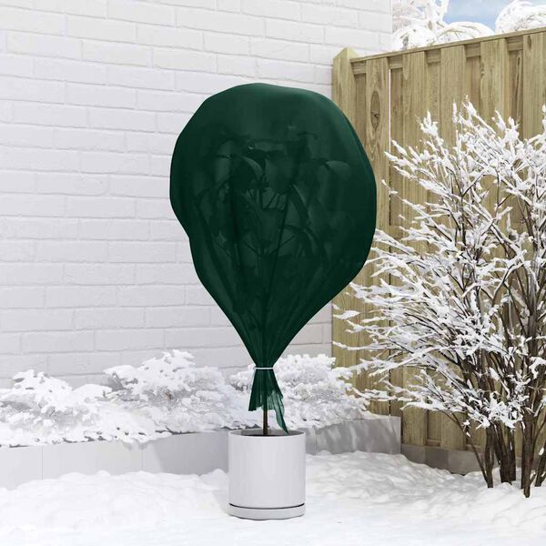 vidaXL &Scaron;alčio apsaugos augalų flisas Žalia 50 x 3,2 m