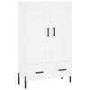 vidaXL Komoda, baltos spalvos, 69,5x31x115cm, apdirbta mediena