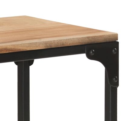 vidaXL Kavos staliukas, 90x30x40cm, akacijos medienos masyvas