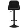 vidaXL Baro taburetės, 2vnt., juodos spalvos, aksomas