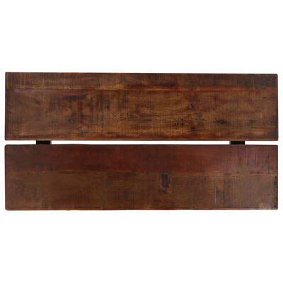 vidaXL Baro stalas, perdirbta mediena, tamsiai rudos sp., 150x70x107cm