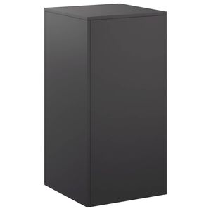 vidaXL Augalų stovas Juoda 40 x 40 x 80 cm Plienas