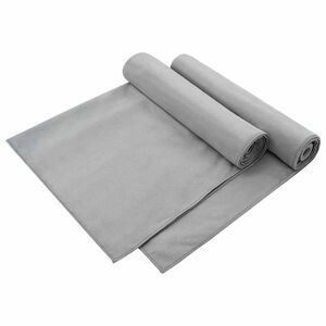 vidaXL Lauko Kėdžių Rank&scaron;luosčiai 2 pcs Tamsiai pilka 130 x 60 cm