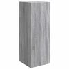 vidaXL Prie sienos montuojama spinta 33 x 34,5 x 90 cm Pilka Sonoma