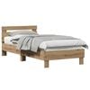 vidaXL Lovos rėmas Amatininkų ąžuolas 203 x 95 x 70 cm