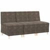 vidaXL Modulinis sofa vienetas be rankų 3 vnt. Tamsiai pilka