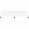 vidaXL Lovos rėmas su čiužiniu Švari balta 140 x 200 cm audinys