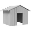 vidaXL &scaron;unų namelis su stogu 131x101x102 cm cinkuoto plieno