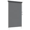 vidaXL Roletas &Scaron;viesiai pilka 140 x 250 cm Audinys ir aliuminis