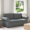 vidaXL Sofa Tamsiai pilka 215 x 82 x 80 cm audinys