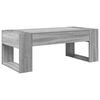 vidaXL Kavos staliukas Pilkas Sonoma 110 x 50 x 41 cm Apdirbta mediena