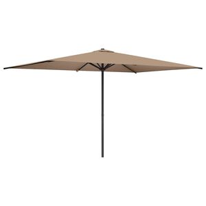 vidaXL Sodo skėtis 200 x 300 cm Poliesteris Stačiakampio Taupe