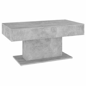 vidaXL Kavos staliukas, betono pilkas, 96x50x45cm, apdirbta mediena