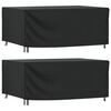 vidaXL Sodo baldų uždangalai, 2 vnt., juodas, 225x143x90cm