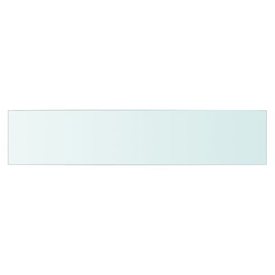 vidaXL Lentynos plokštė, skaidrus stiklas, 70x15 cm
