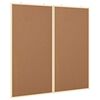 vidaXL Prane&scaron;imų lenta 100 x 100 x 1,4 cm Pu&scaron;ies masyvas Ruda