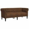 vidaXL Chesterfield sofa su pagalve Kita Ruda 182.5 x 74.5 x 74.5 cm