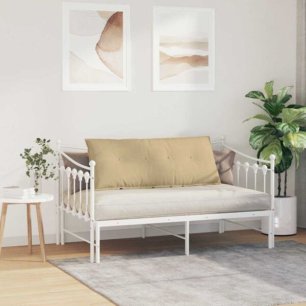 vidaXL Apsaugos Pagalvė Pilkai žalia 120 x 50 cm Kordūrinis audinys