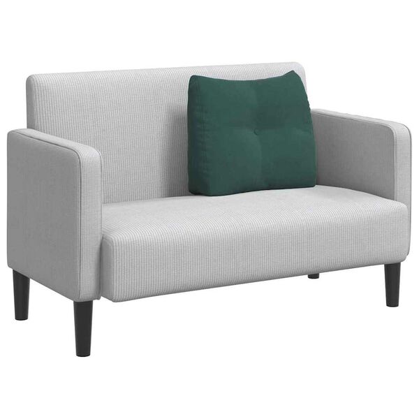 vidaXL Apsaugos Pagalvė Tamsiai žalia 60 x 24 x 50 cm Aksomas