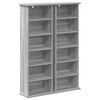 vidaXL CD spinta 2 vnt. Pilka Sonoma 60 x 17 x 92 cm Apdirbta mediena