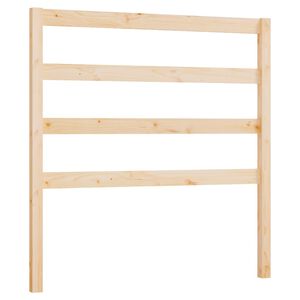 vidaXL Lovos galvūgalis, 96x4x100cm, pu&scaron;ies medienos masyvas