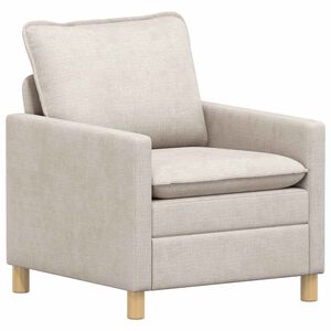 vidaXL Sofa Kreminė 76 x 81 x 87,5 cm Poliesteris