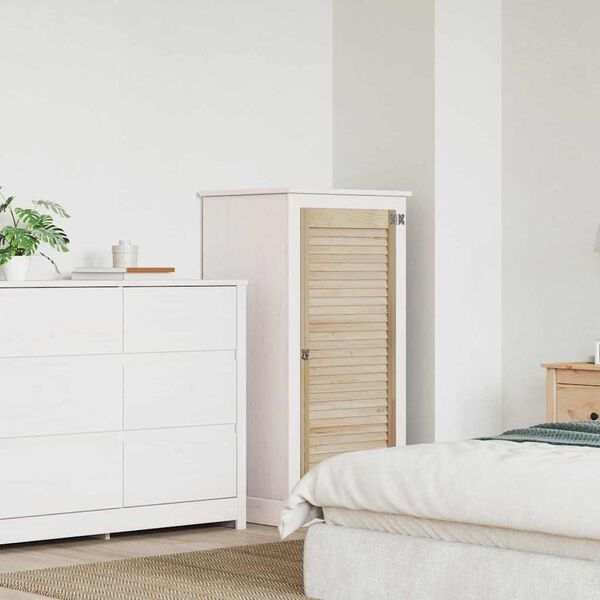 vidaXL Spintelės durys su durimis Natūrali 140.5 x 2 x 59.5 cm