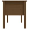 vidaXL Kavos staliukas, medaus rudas, 102x49x55cm, pušies masyvas