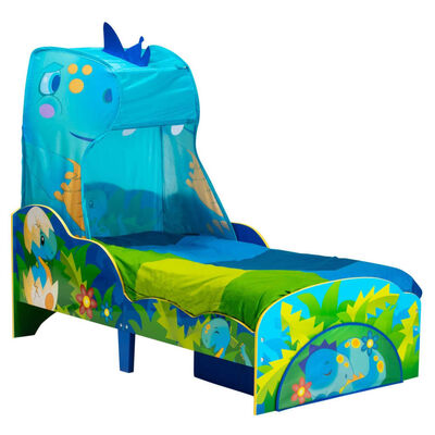 Worlds Apart Vaikiška lova su stalčiumi, mėlyna/žalia, 142x77x138cm
