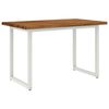 vidaXL Kvadratinis valgomojo stalas 120 x 70 x 75 cm