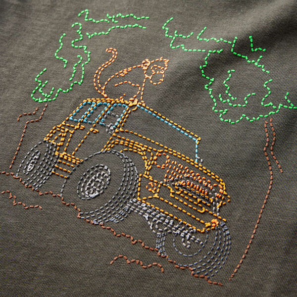 Vaikiški marškinėliai ilgomis rankovėmis, chaki spalvos, 92 dydžio