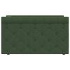 vidaXL Lova su USB i&scaron;vestimi, tamsiai žalia, 90x200cm, audinys