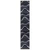 vidaXL Kilimas-takelis, juodos spalvos, 80x500cm
