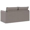 vidaXL Sofa Taupe Bendri matmenys: 156 x 82 cm (P X G x A) Aksomas