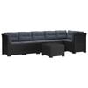 vidaXL 6-vietė Sodo Sofa Su Pagalvėlėmis Rataniniu I&scaron;vaizdu PP