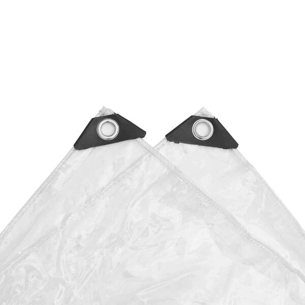 vidaXL Tentas Skaidrus 6 x 6 m PVC