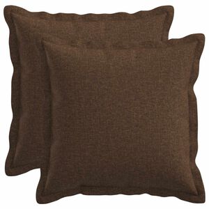 vidaXL Pagalvėlės užvalkalas 2 pcs HOUTEN Ruda 40 x 40 cm