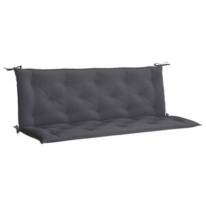 vidaXL Sodo suoliuko pagalvėlė, antracito, 150x(50+50)x7cm, audinys