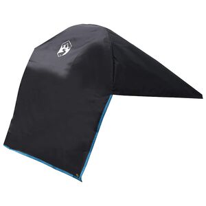 vidaXL Rato gaubtas Juoda ir mėlyna 108 x 76 cm Oksfordas