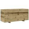 vidaXL Sodo lovelis, 110x40x49,5cm, impregnuota pu&scaron;ies mediena