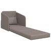 vidaXL Sofa lova 60cm Taupe audinys