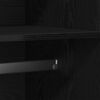 vidaXL Spinta Juodas ąžuolas 90 x 52 x 200 cm Apdirbta mediena