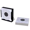 vidaXL Taikinių laikiklis-&scaron;ratų gaudyklė+100 popierinių taikinių, 14cm